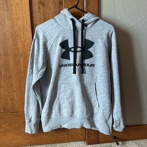 Gray Under Armour Hoodie Size Medium